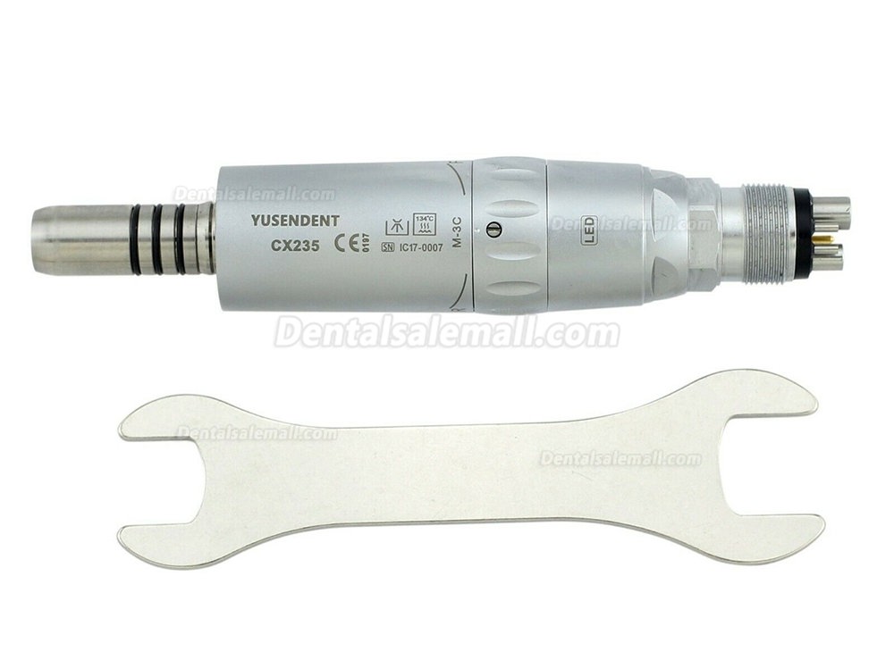 YUSENDENT COXO CX235-3C Dental LED Fiber Optic Air Motor Handpiece 6 Hole E type Fit NSK KAVO